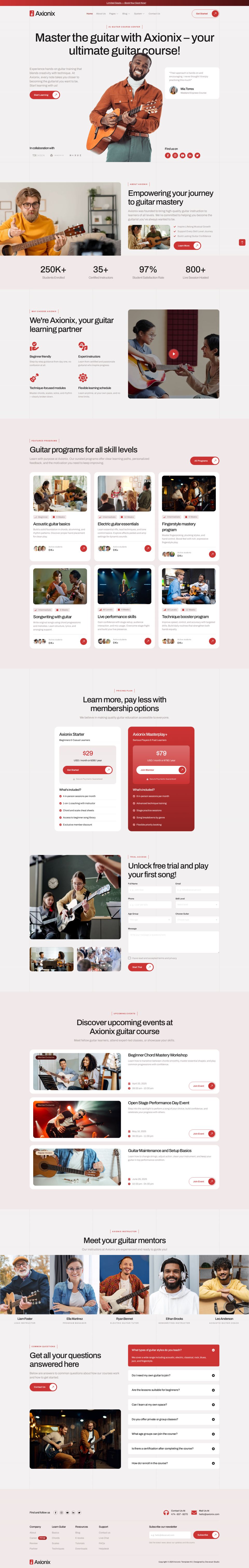 WordPress template ThemeForest Axionix