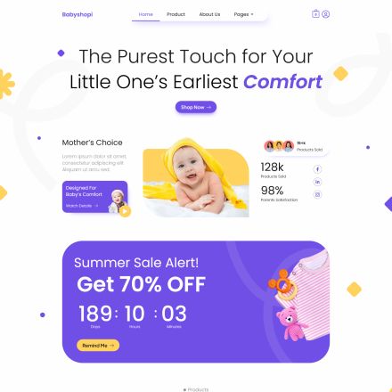ThemeForest Babyshopi