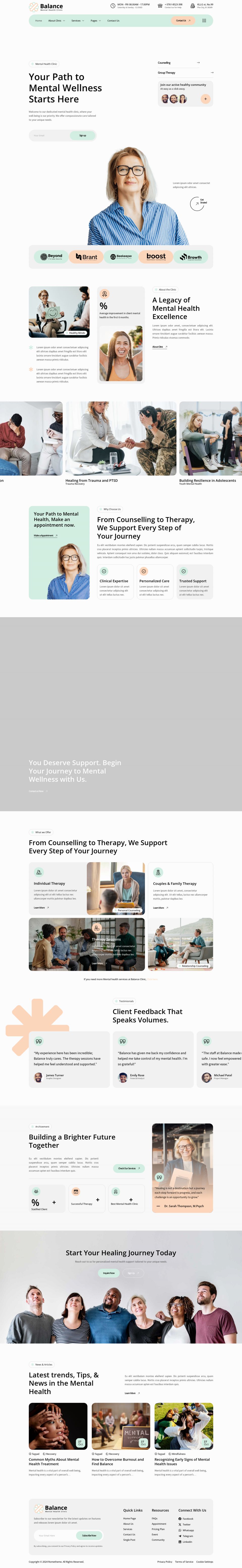 WordPress template ThemeForest Balance