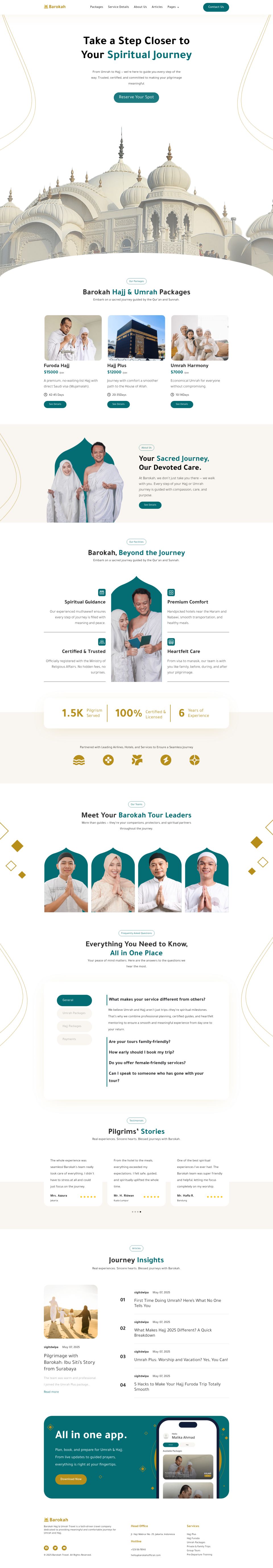 WordPress template ThemeForest Barokah