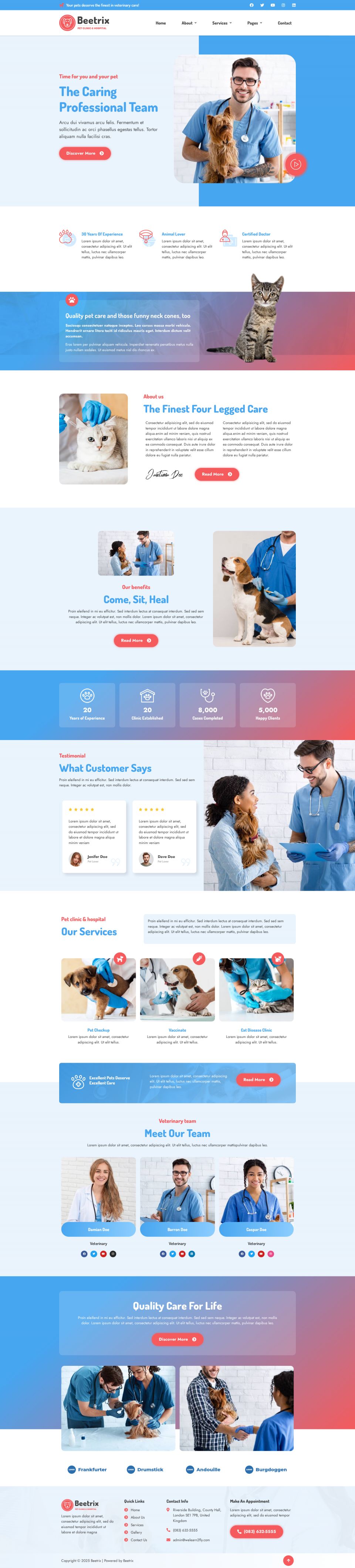 WordPress template ThemeForest Beetrix