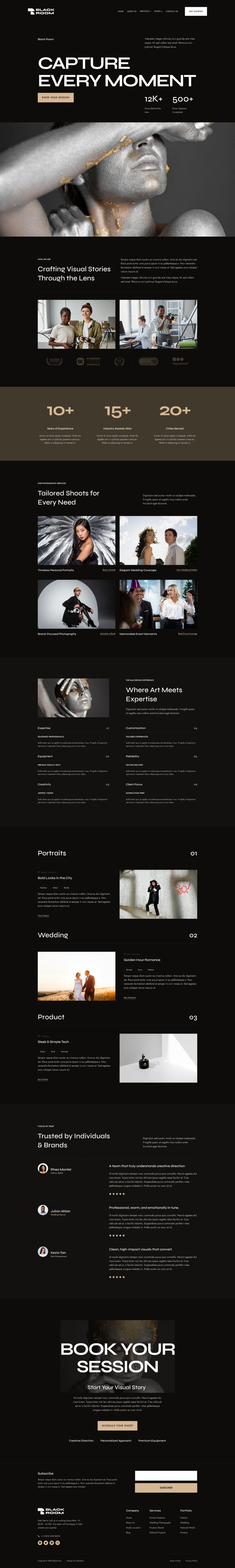 WordPress template ThemeForest Blackroom