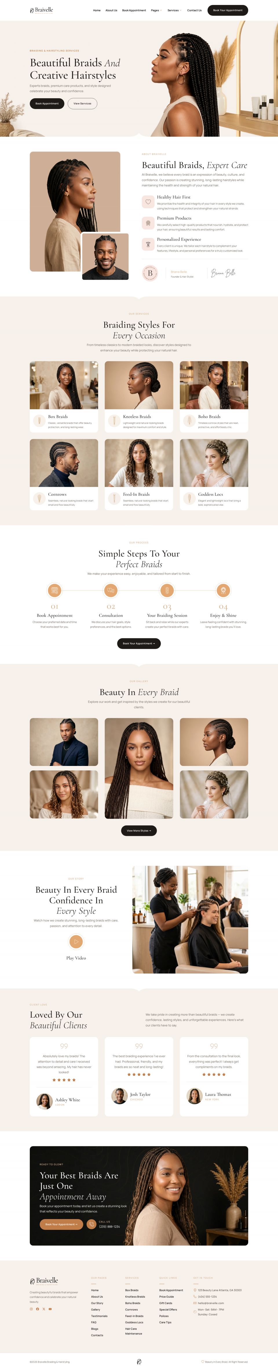 WordPress template ThemeForest Braivelle