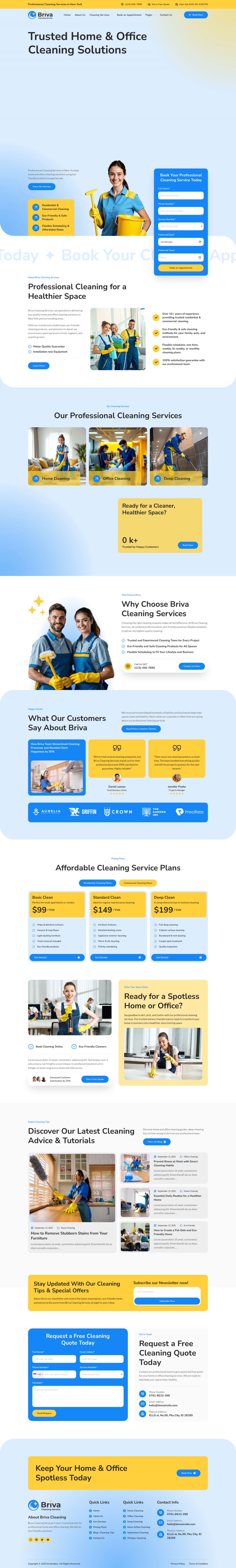 WordPress template ThemeForest Briva