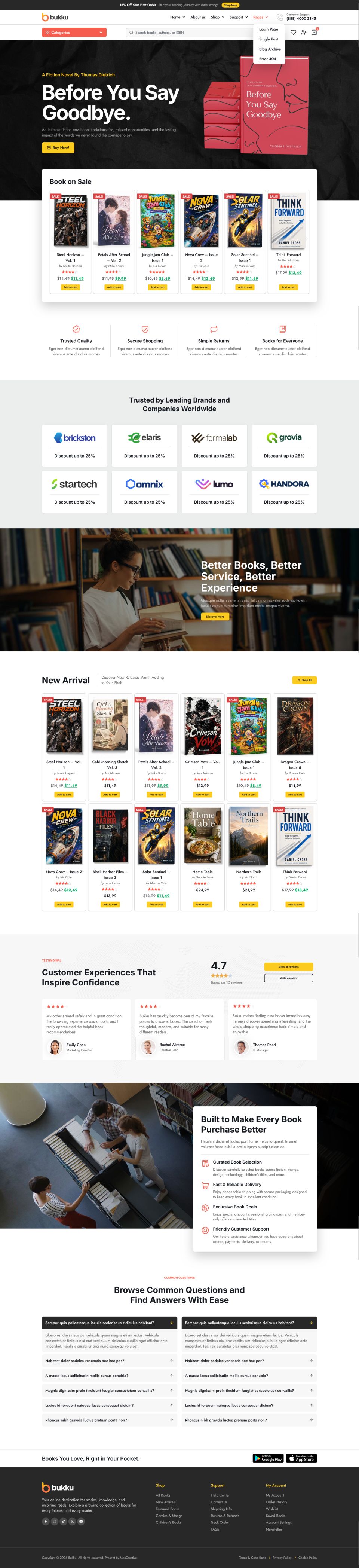 Template ThemeForest Bukku WordPress template ThemeForest Bukku