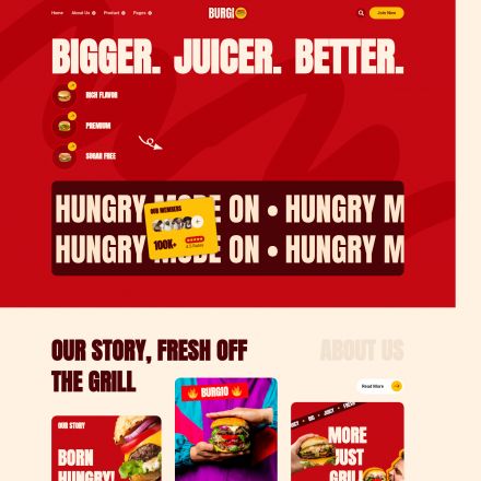ThemeForest Burgio