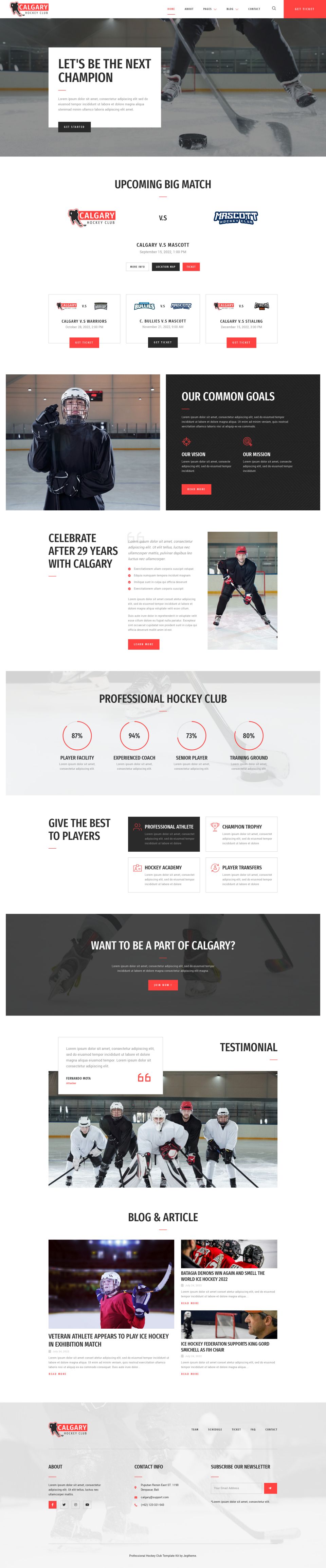 WordPress template ThemeForest Calgary