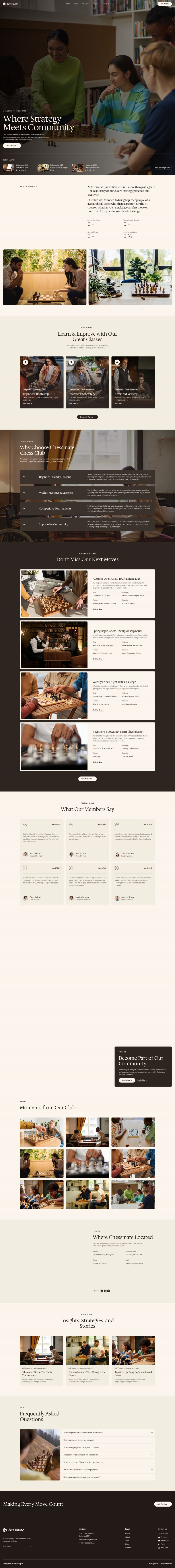 WordPress template ThemeForest Chessmate
