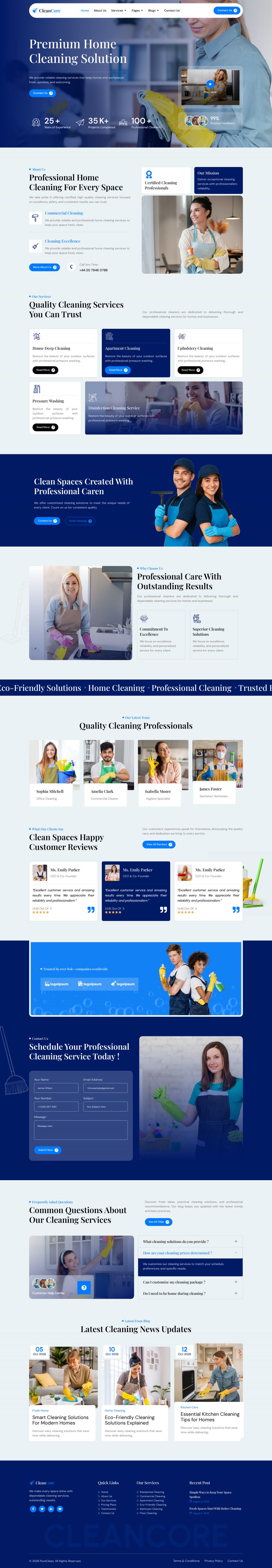 WordPress template ThemeForest Cleancore