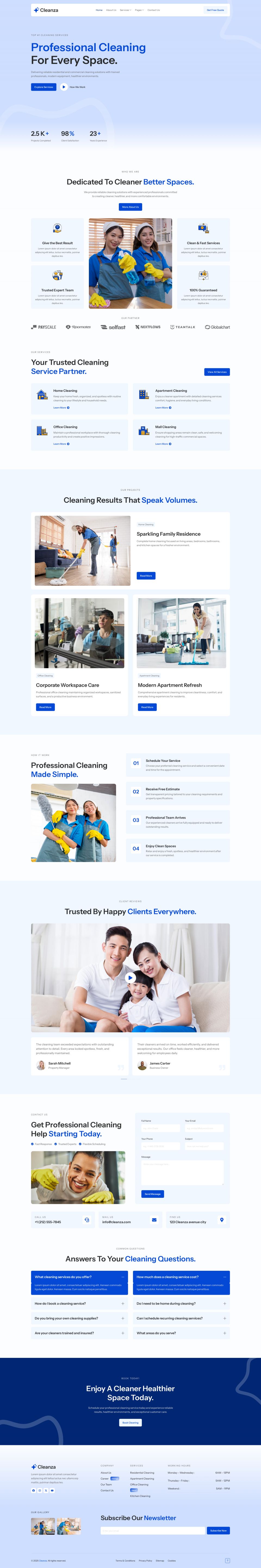 Template ThemeForest Cleanza WordPress template ThemeForest Cleanza