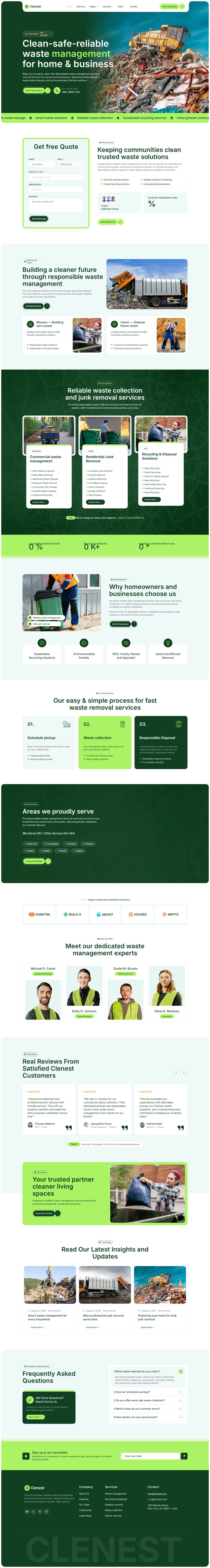 WordPress template ThemeForest Clenest
