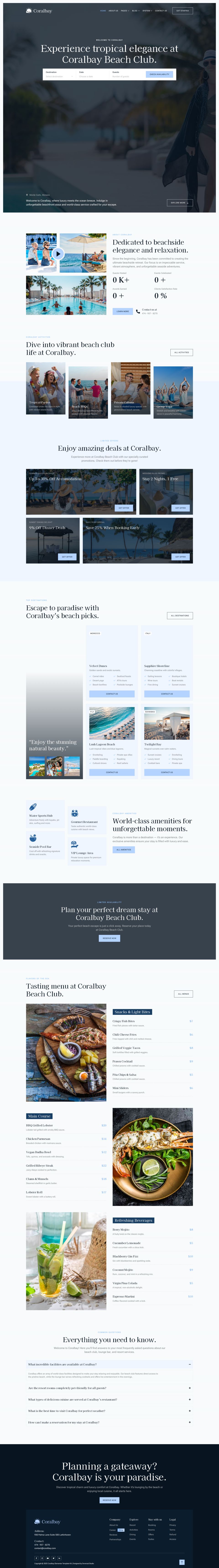 WordPress template ThemeForest Coralbay