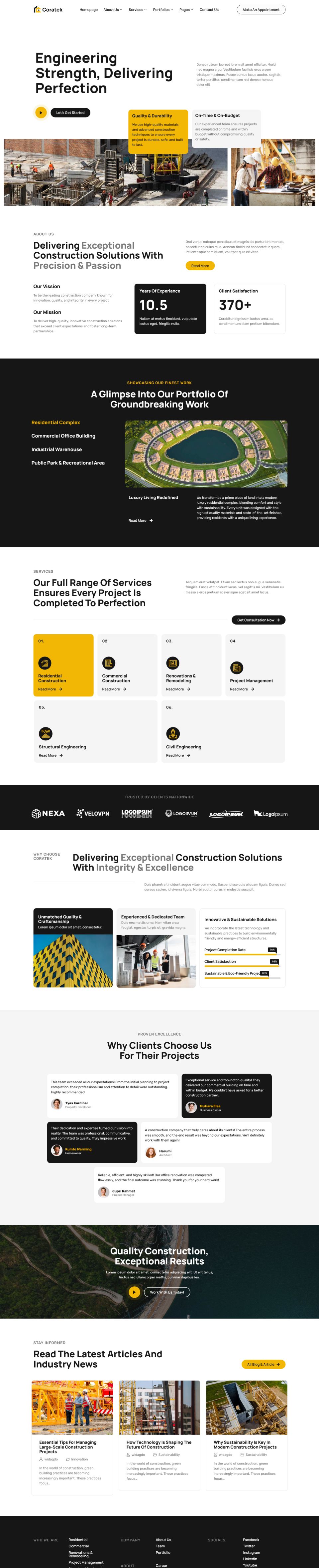 WordPress template ThemeForest Coratek