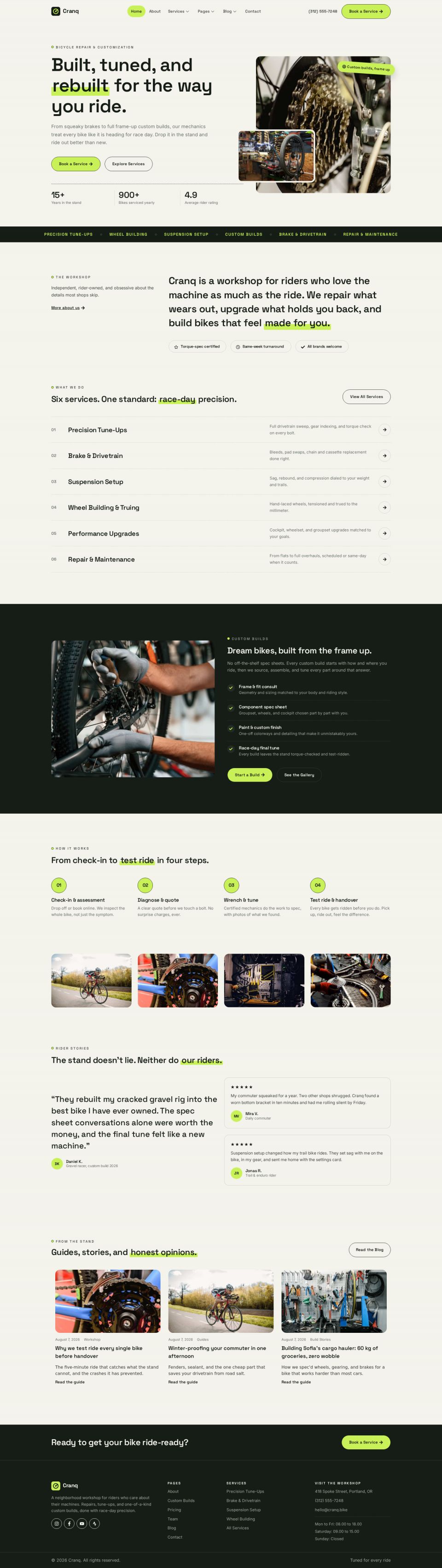 WordPress template ThemeForest Cranq