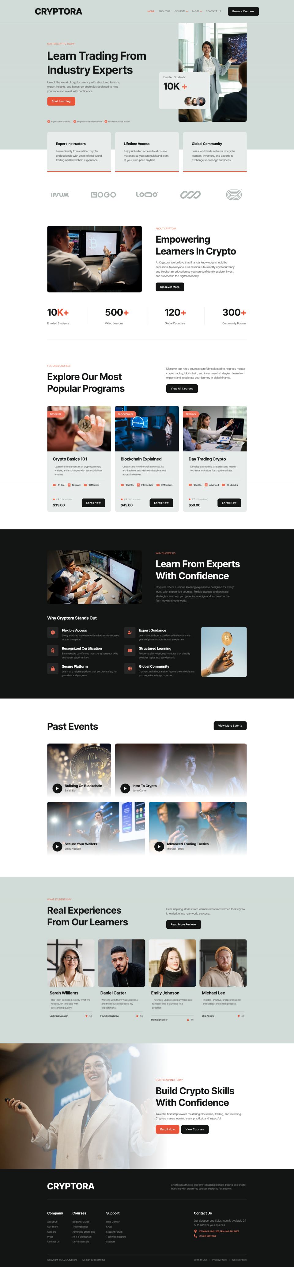 WordPress template ThemeForest Cryptora