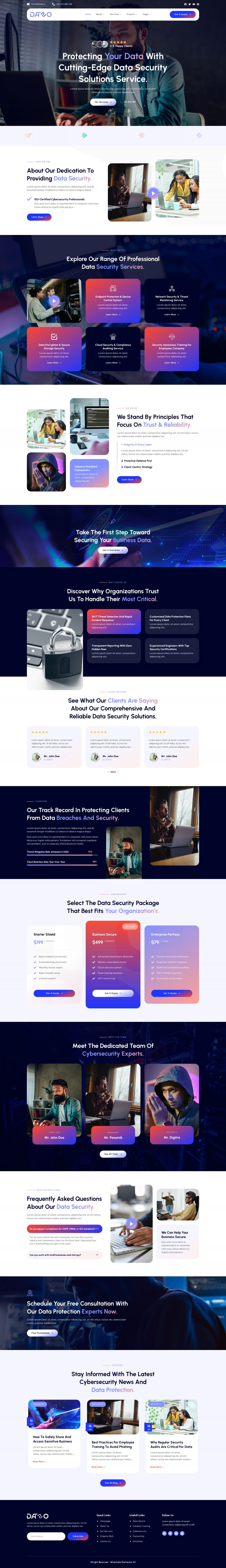 WordPress template ThemeForest Dataso