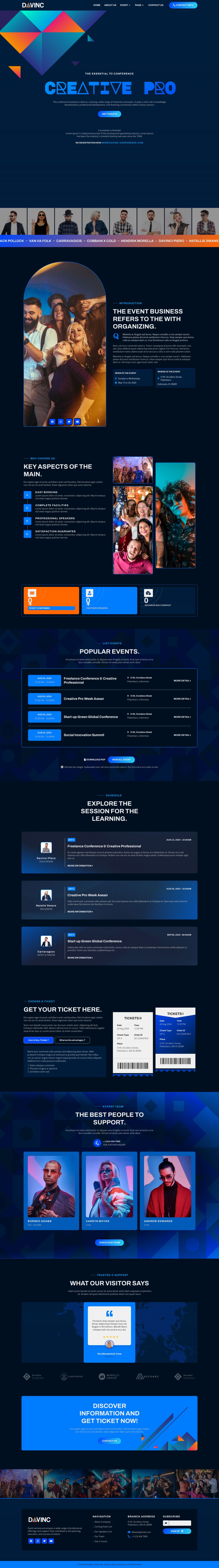 WordPress template ThemeForest Davinc