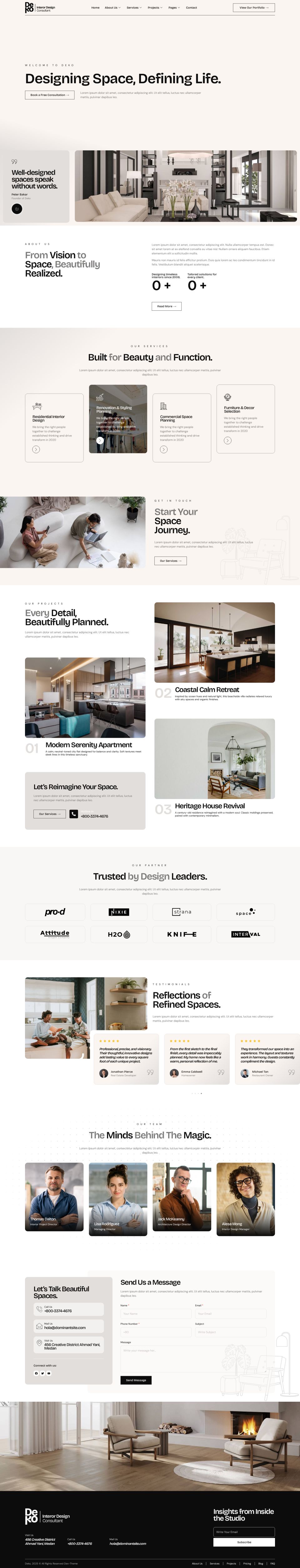 WordPress template ThemeForest Deko