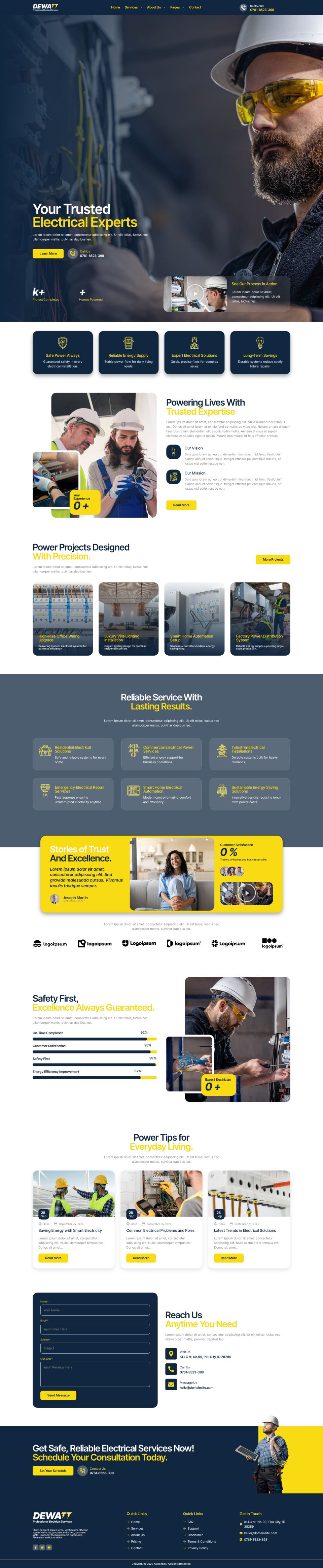 WordPress template ThemeForest Dewatt