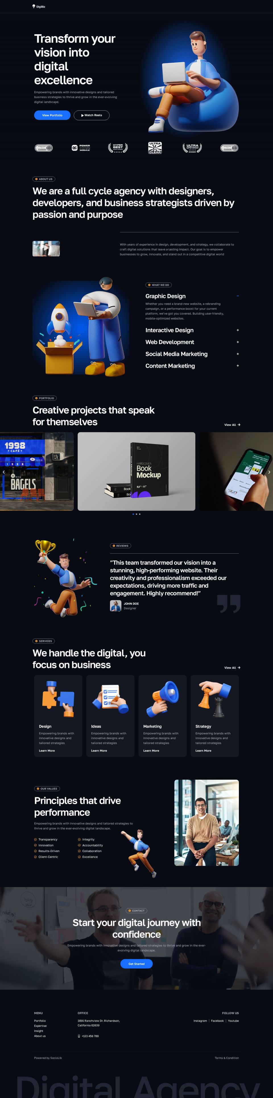 WordPress template ThemeForest DigiBiz