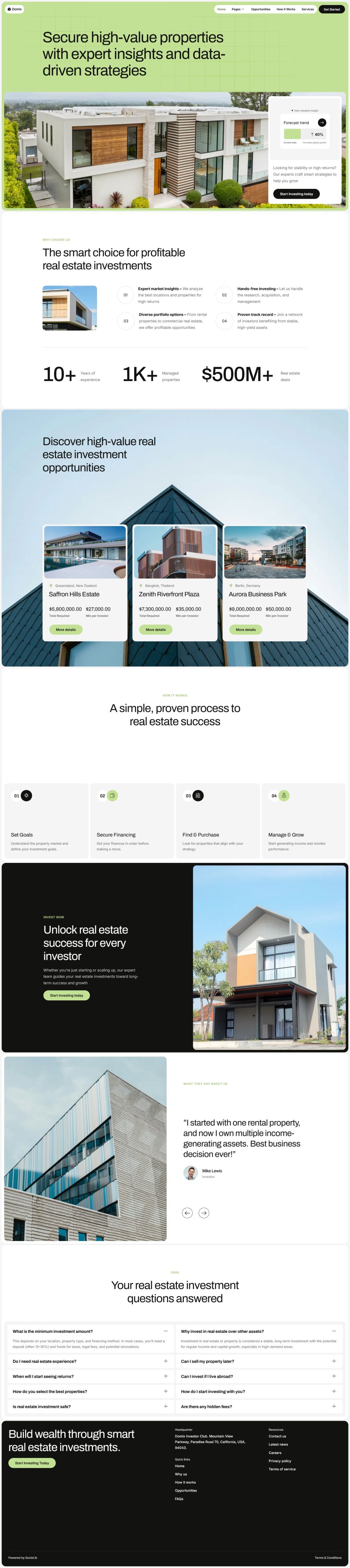 WordPress template ThemeForest Domix