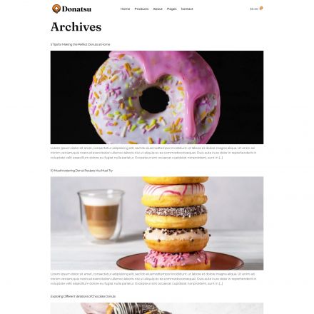 ThemeForest Donatsu