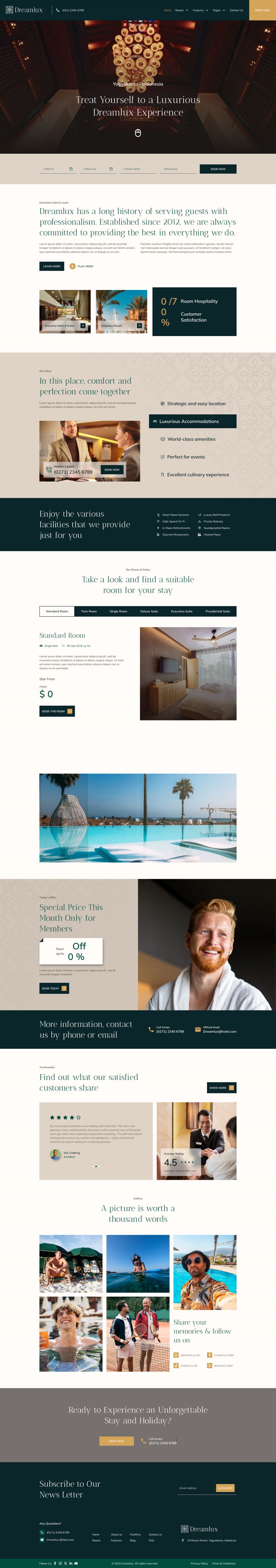 WordPress template ThemeForest Dreamlux