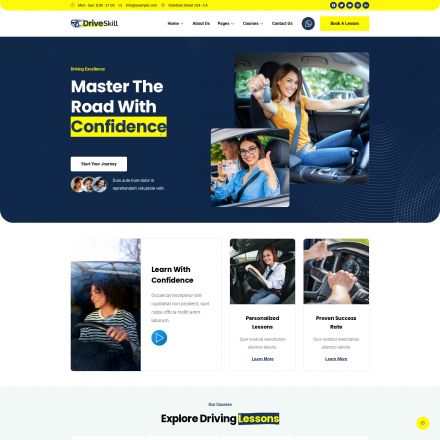 ThemeForest DriveSkill