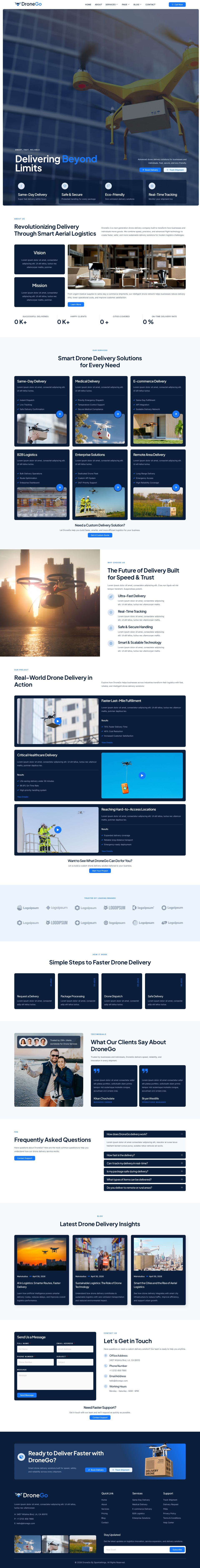 Template ThemeForest DroneGo WordPress template ThemeForest DroneGo