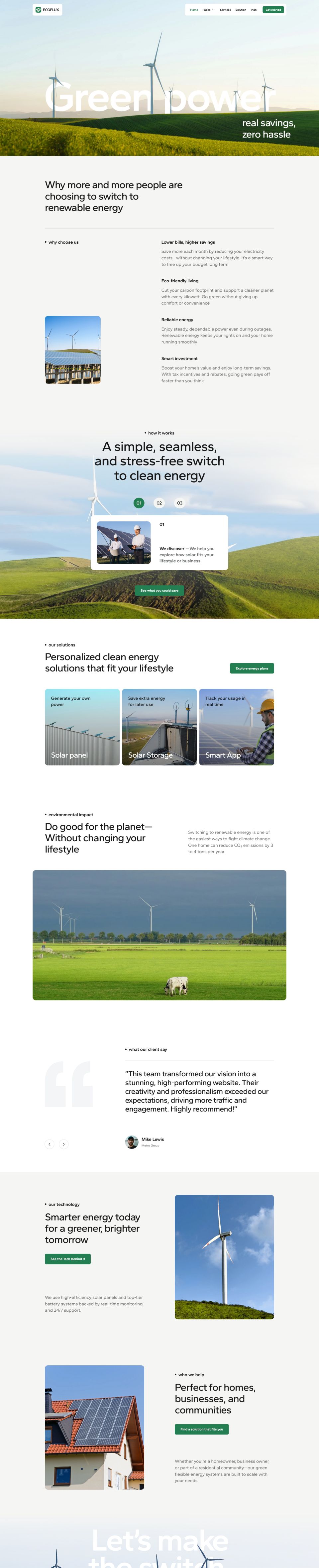 Template ThemeForest Ecoflux WordPress template ThemeForest Ecoflux