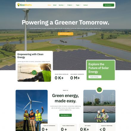ThemeForest Ecowatts