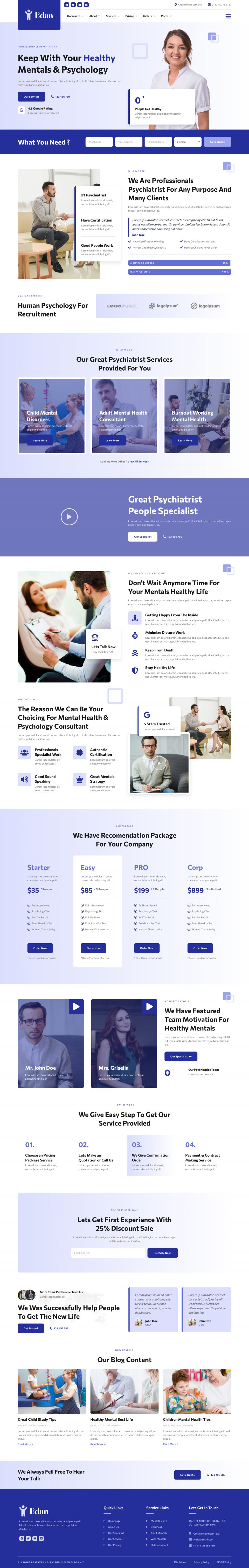 WordPress template ThemeForest Edan