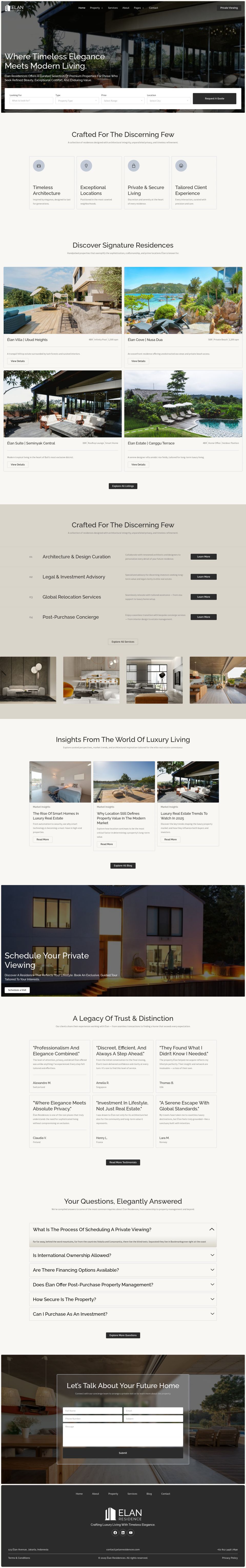 WordPress template ThemeForest Elan