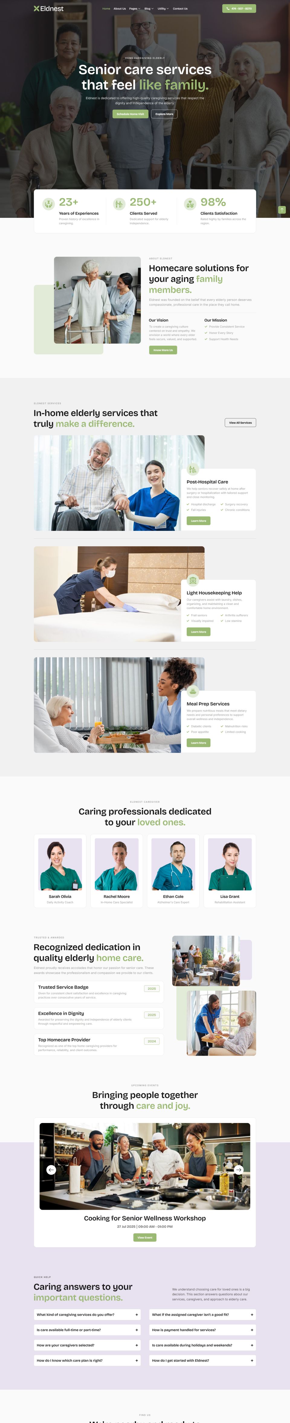 WordPress template ThemeForest Eldnest