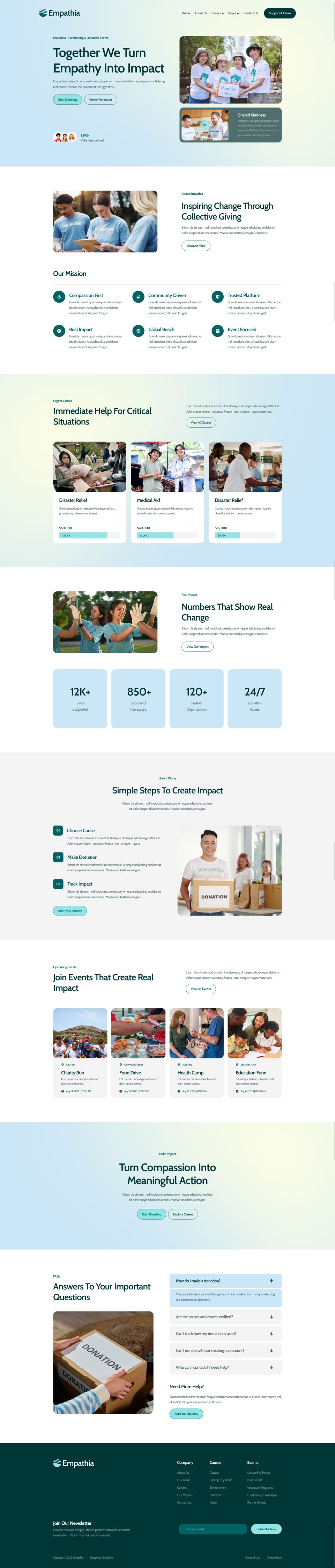 Template ThemeForest Empathia WordPress template ThemeForest Empathia