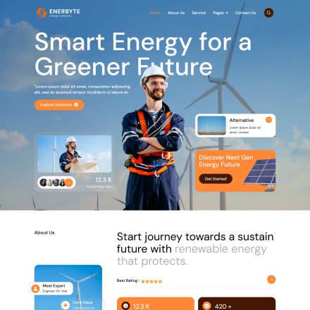 ThemeForest Enerbyte