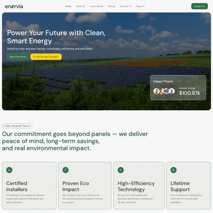ThemeForest Enervia