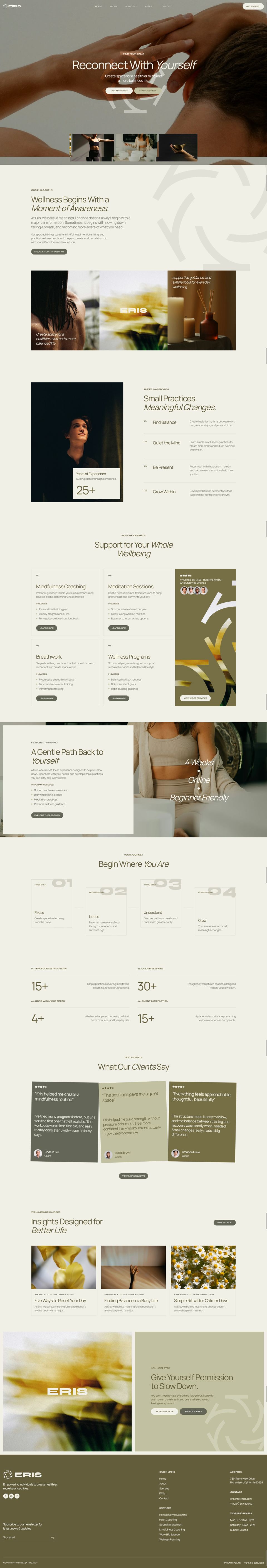 WordPress template ThemeForest Eris