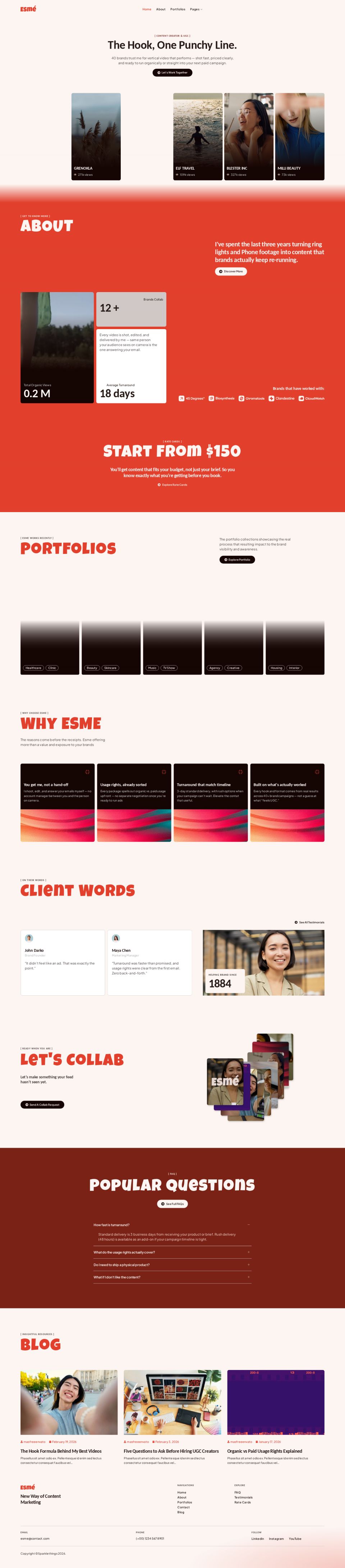 Template ThemeForest Esme WordPress template ThemeForest Esme