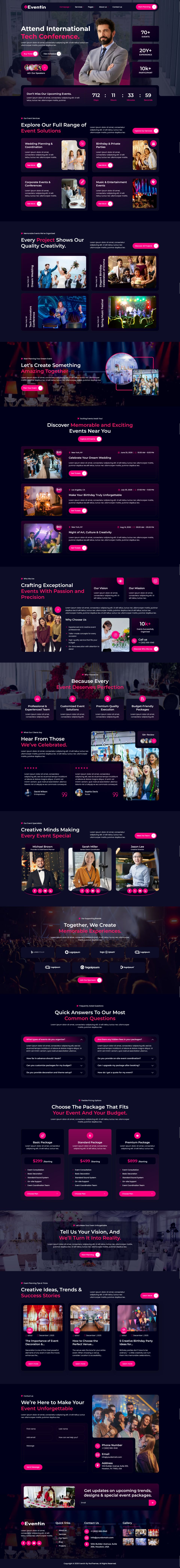 Template ThemeForest Eventin WordPress template ThemeForest Eventin