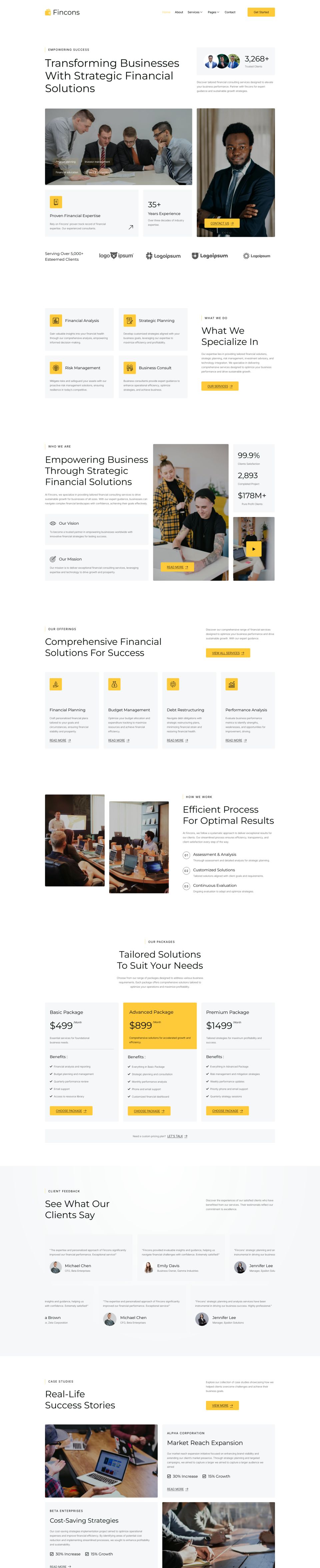 Template ThemeForest Fincons WordPress template ThemeForest Fincons