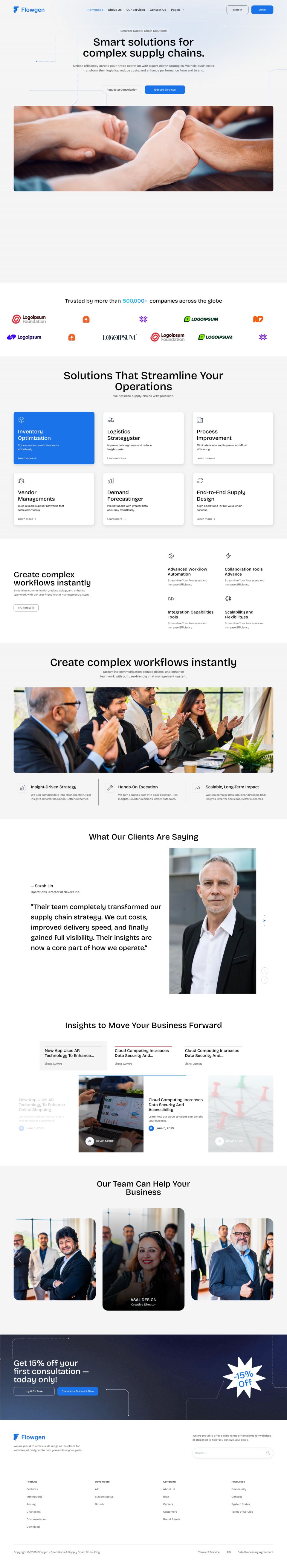 WordPress template ThemeForest Flowgen