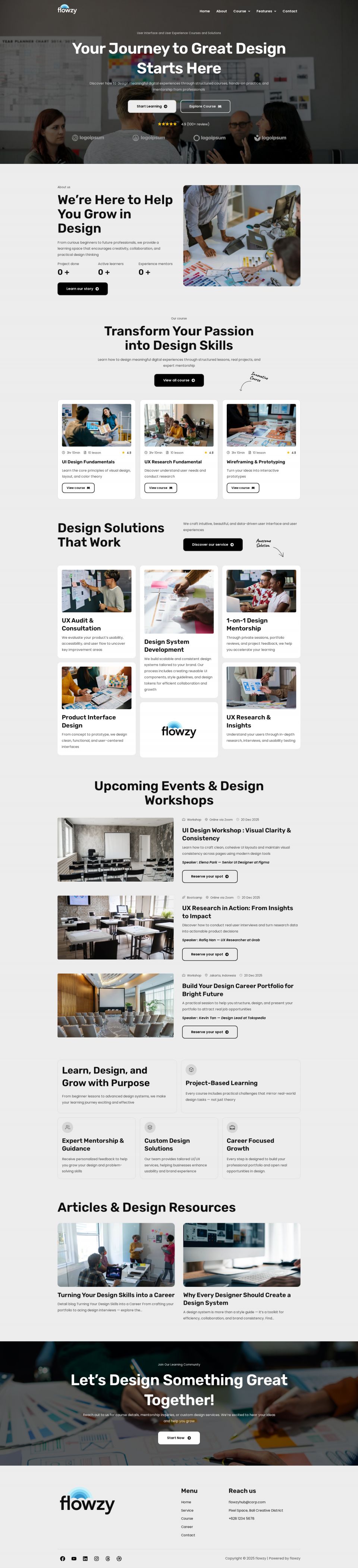 WordPress template ThemeForest Flowzy