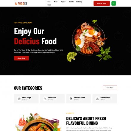 ThemeForest Foodix