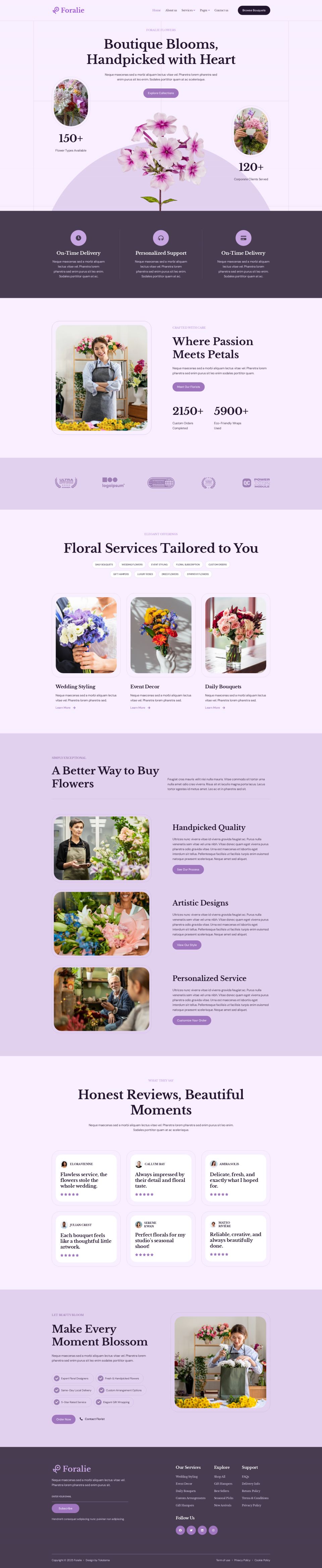 WordPress template ThemeForest Foralie
