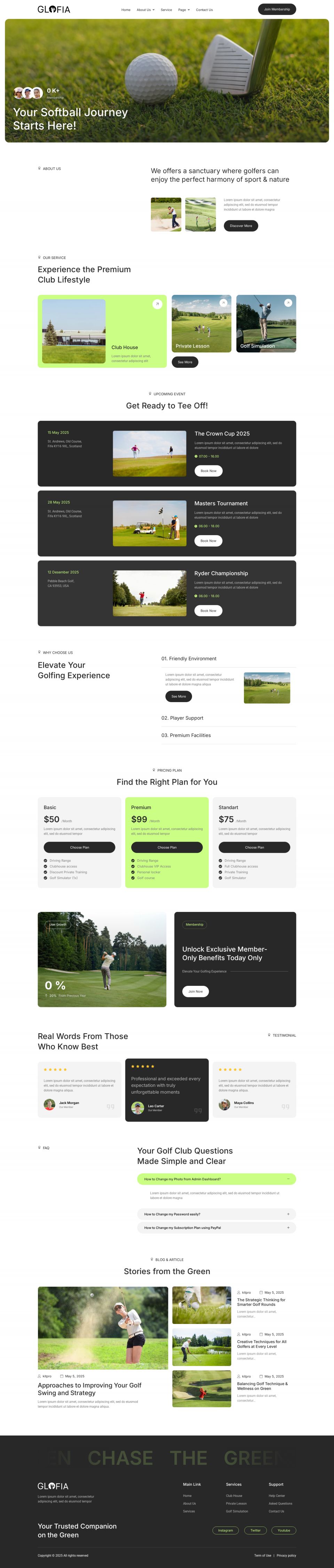 WordPress template ThemeForest Glofia
