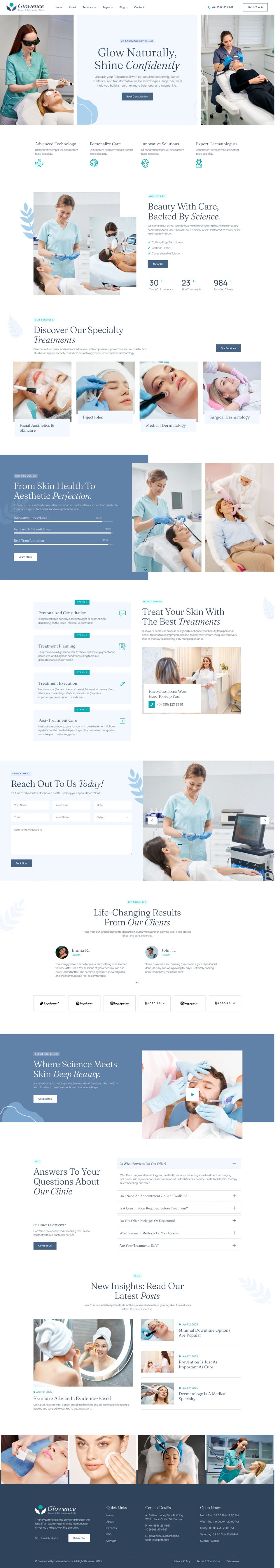 WordPress template ThemeForest Glowence