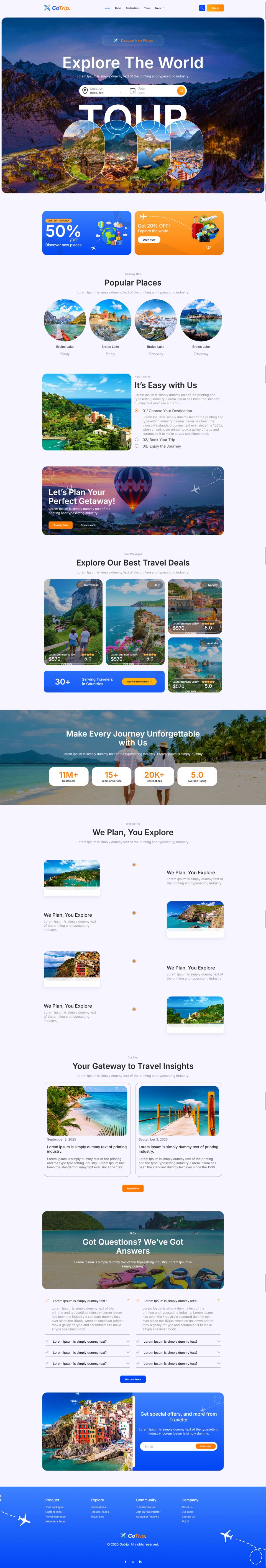 Template ThemeForest GoTrip WordPress template ThemeForest GoTrip