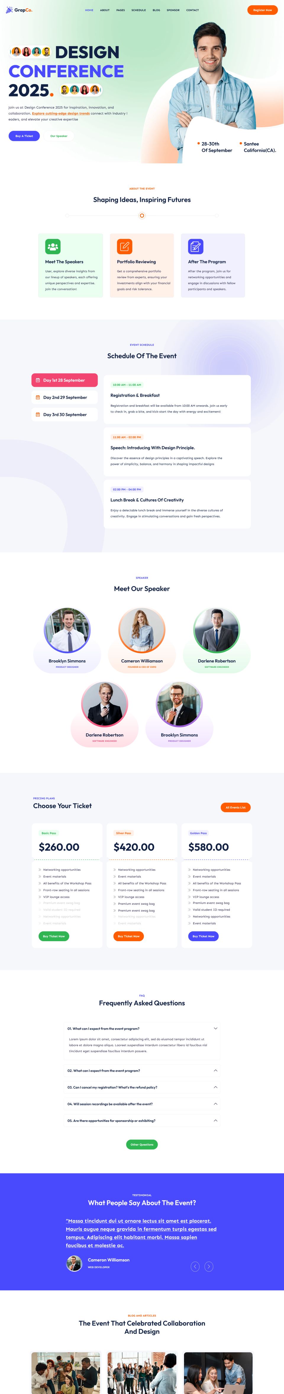 WordPress template ThemeForest Grafco