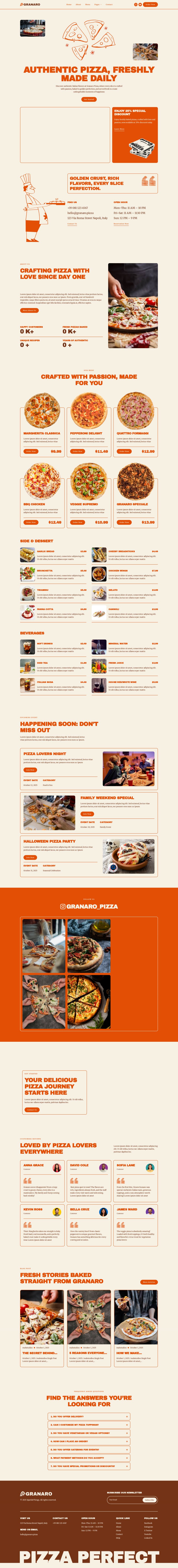 WordPress template ThemeForest Granaro